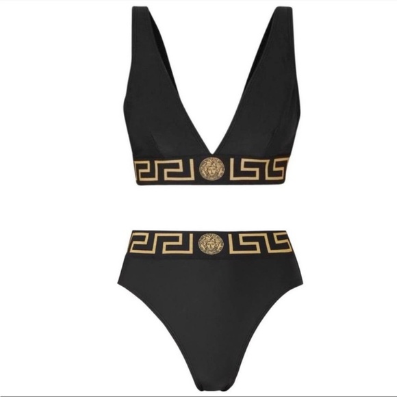 VERSACE Medusa Greca bikini set